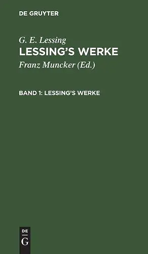 Lessings Werke cover
