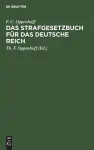 Das Strafgesetzbuch Für Das Deutsche Reich cover