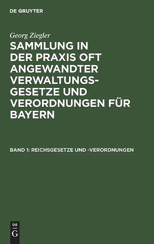 Reichsgesetze Und -Verordnungen cover
