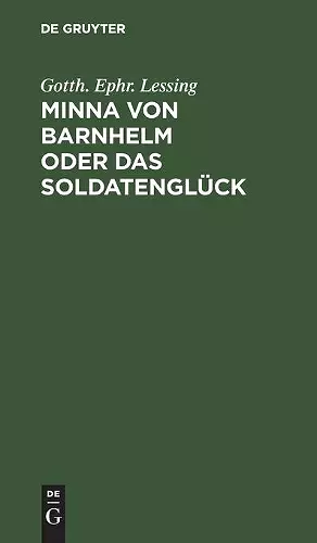 Minna Von Barnhelm Oder Das Soldatenglück cover