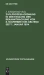 Zivilprozeßordnung in Der Fassung Der Bekanntmachung Vom 8. November 1933 Geltend Seit 1. Januar 1934 cover