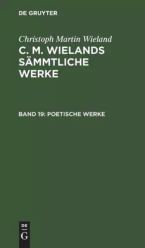 Poetische Werke cover