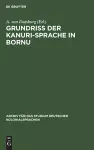 Grundriss Der Kanuri-Sprache in Bornu cover