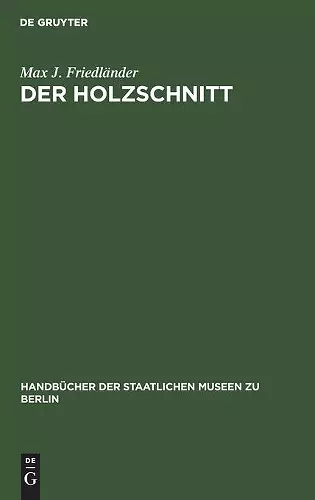 Der Holzschnitt cover