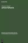 Apoxysmata cover