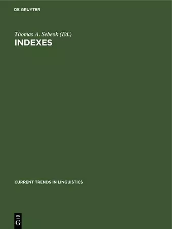 Indexes cover