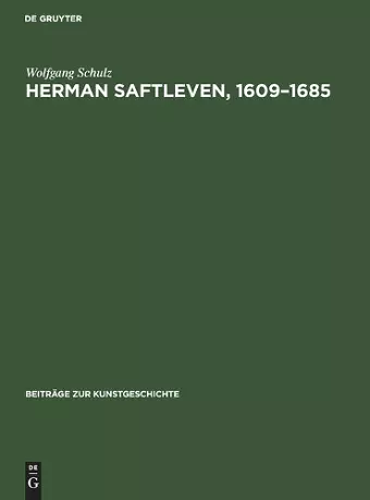 Herman Saftleven, 1609-1685 cover