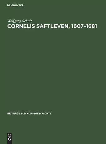 Cornelis Saftleven, 1607-1681 cover