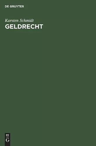 Geldrecht cover