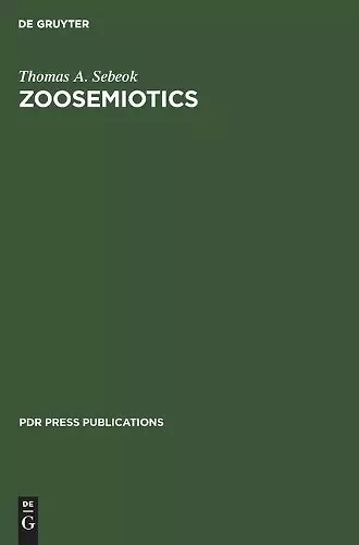 Zoosemiotics cover