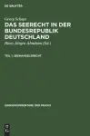 Georg Schaps: Das Seerecht in Der Bundesrepublik Deutschland. Teil 1 cover