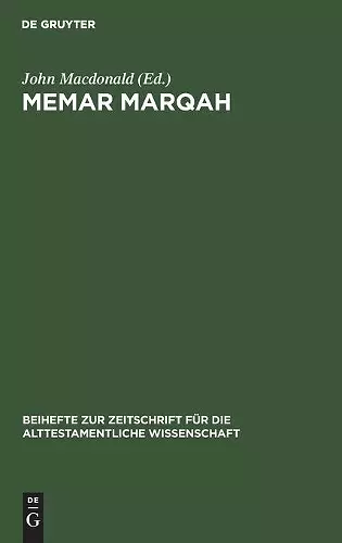 Memar Marqah cover