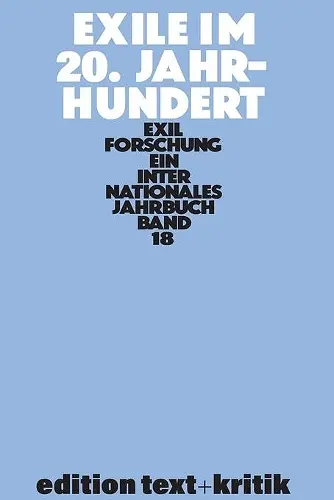 Exile Im 20. Jahrhundert cover