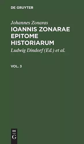 Epitome Historiarum, Vol. 3 cover