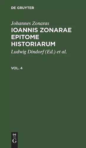 Epitome Historiarum, Vol. 4 cover