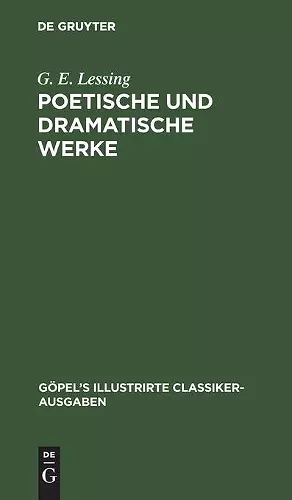 Poetische und dramatische Werke cover