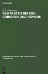 Das Fasten bei den Griechen und Römern cover