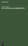 96. Volksschullehrergesetz cover