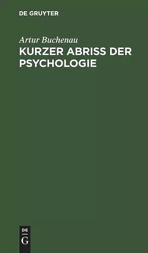 Kurzer Abriß der Psychologie cover