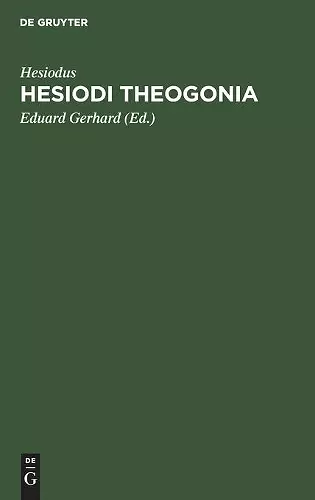 Hesiodi Theogonia cover