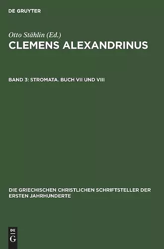 Stromata. Buch VII Und VIII cover