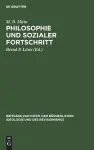 Philosophie Und Sozialer Fortschritt cover