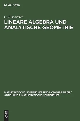 Lineare Algebra Und Analytische Geometrie cover