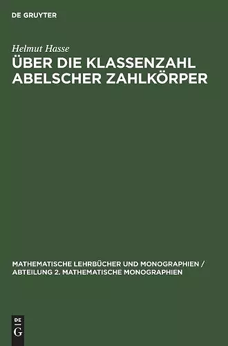 Über die Klassenzahl abelscher Zahlkörper cover