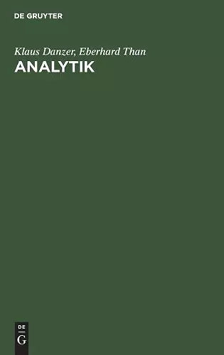 Analytik cover