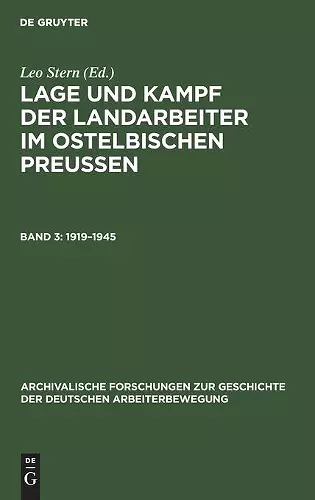 (1919-1945) cover