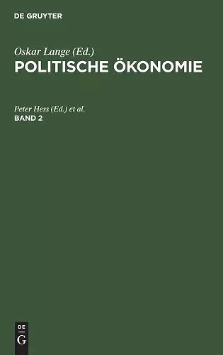Politische Ökonomie. Band 2 cover