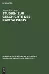Studien Zur Geschichte Des Kapitalismus cover