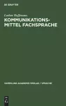 Kommunikationsmittel Fachsprache cover