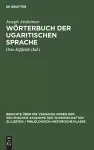 Wörterbuch Der Ugaritischen Sprache cover