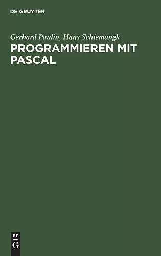 Programmieren Mit Pascal cover