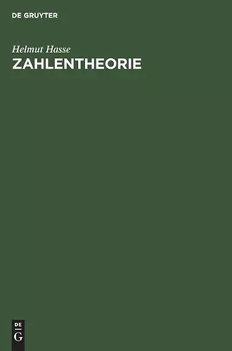 Zahlentheorie cover