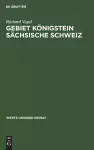 Gebiet Königstein Sächsische Schweiz cover