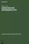 Griechische Grabgedichte cover