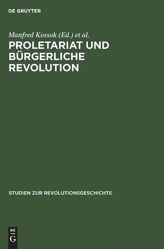 Proletariat Und Bürgerliche Revolution cover
