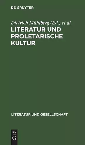 Literatur Und Proletarische Kultur cover
