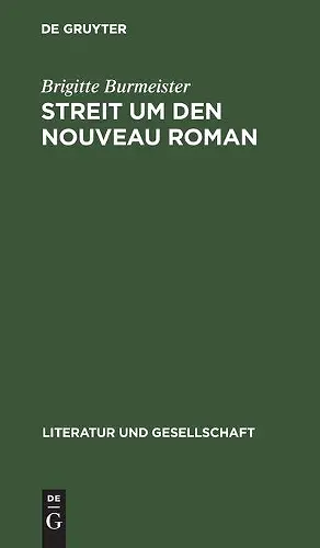 Streit Um Den Nouveau Roman cover