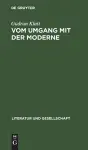 Vom Umgang Mit Der Moderne cover