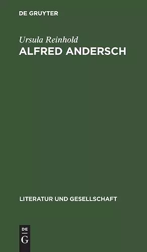 Alfred Andersch cover
