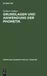 Grundlagen Und Anwendung Der Phonetik cover