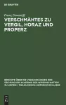 Verschmähtes Zu Vergil, Horaz Und Properz cover