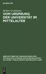 Vom Ursprung der Universität im Mittelalter cover