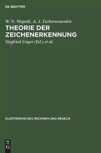 Theorie Der Zeichenerkennung cover
