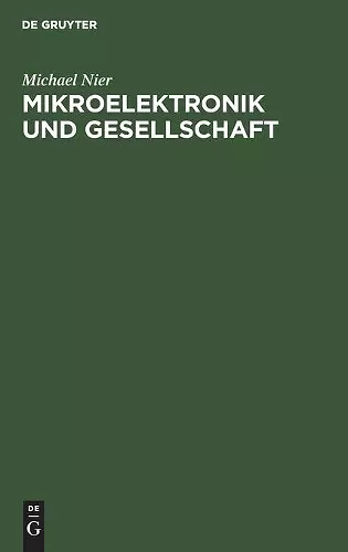 Mikroelektronik Und Gesellschaft cover