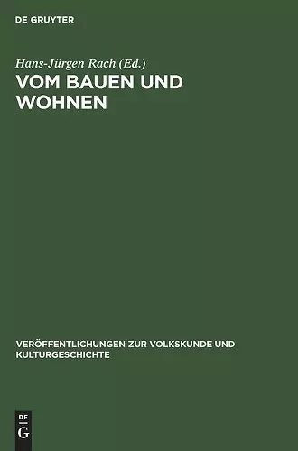 Vom Bauen Und Wohnen cover