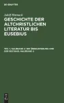 Die Überlieferung Und Der Bestand, Halbband 2 cover